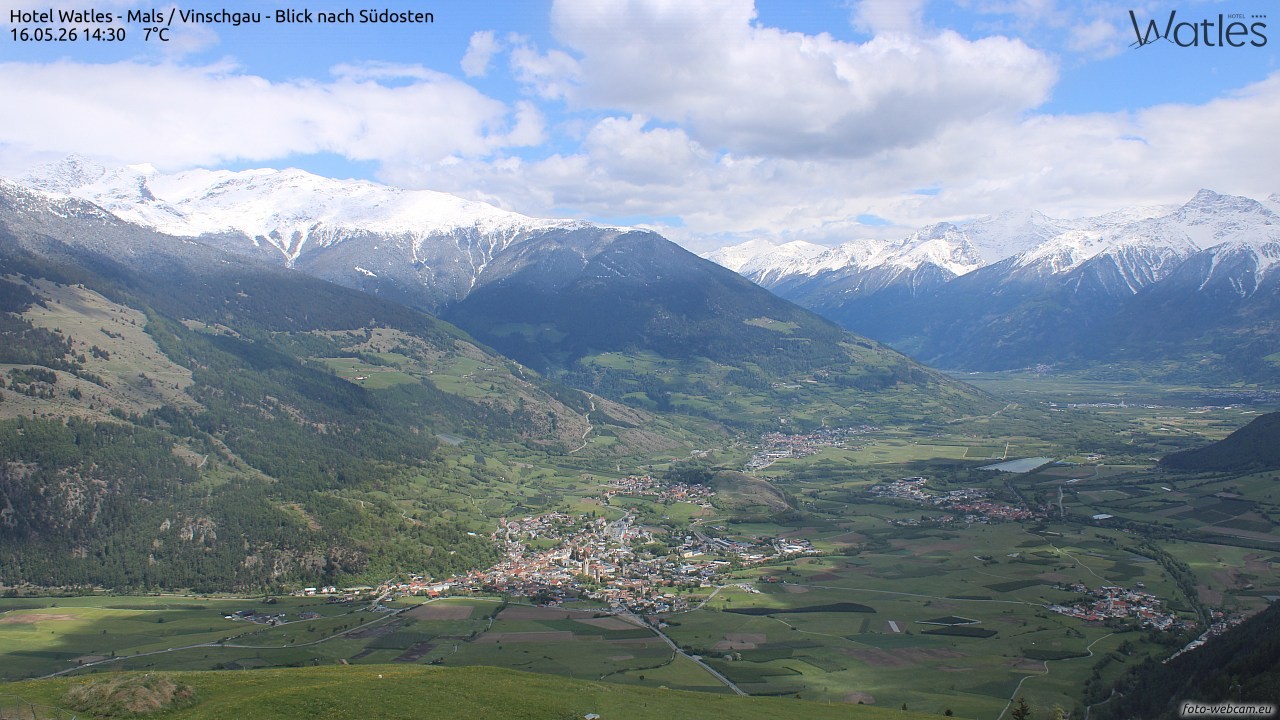 Archiv Foto Webcam Panoramablick vom Hotel Watles