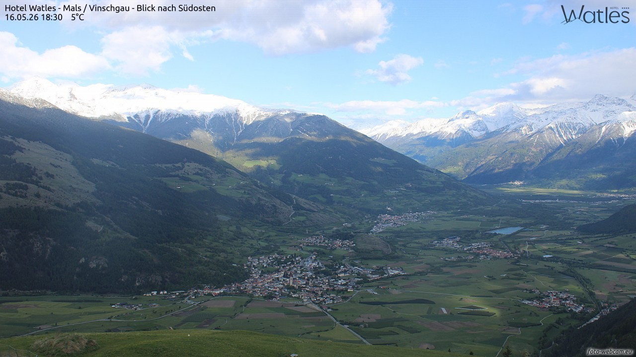 Archiv Foto Webcam Panoramablick vom Hotel Watles