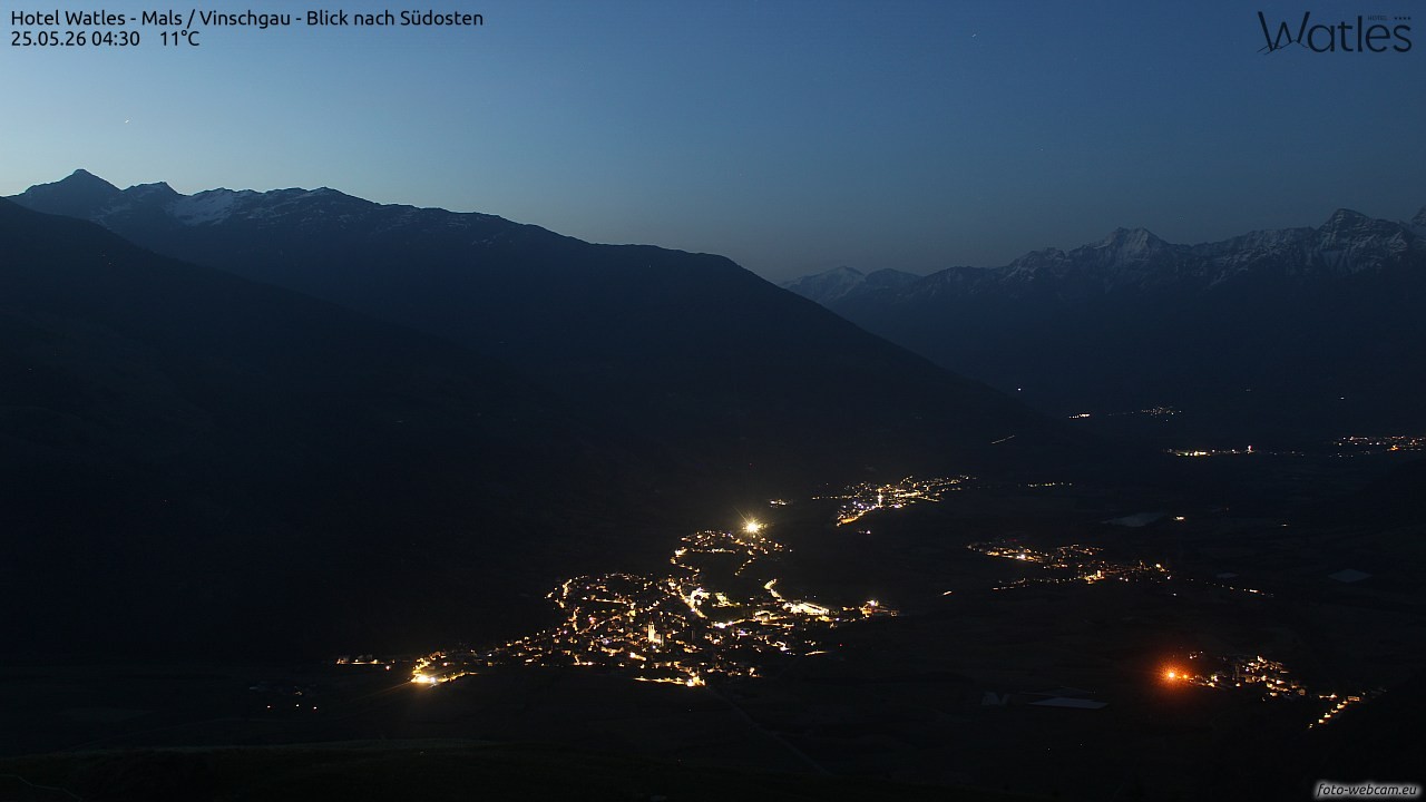 Archiv Foto Webcam Panoramablick vom Hotel Watles