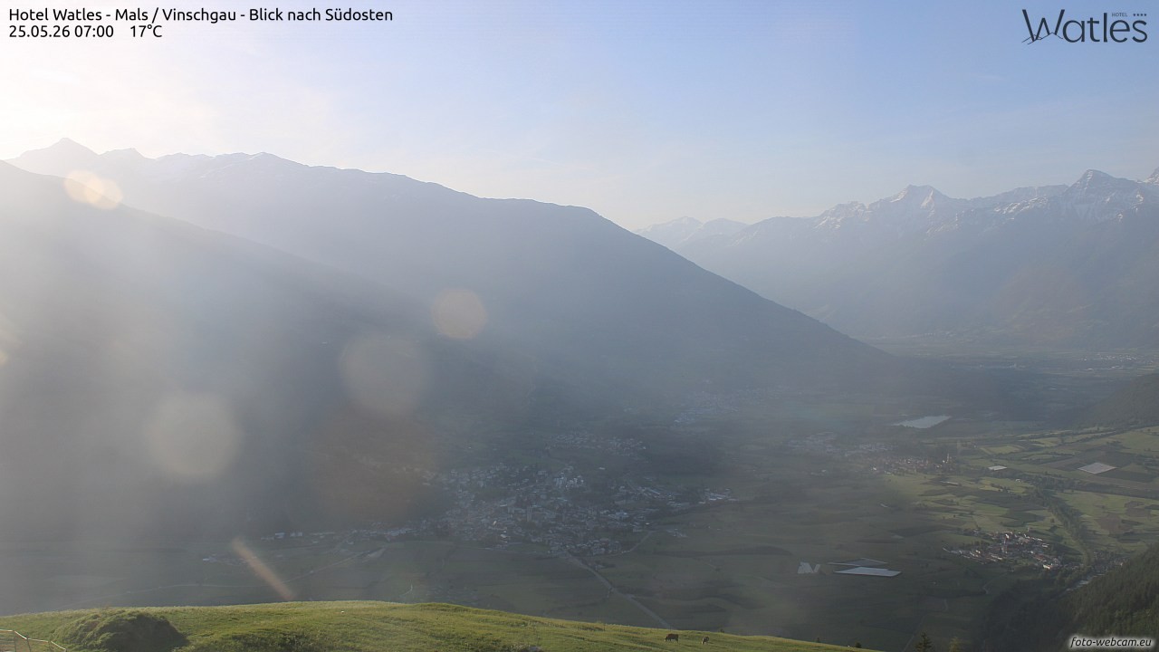 Archiv Foto Webcam Panoramablick vom Hotel Watles