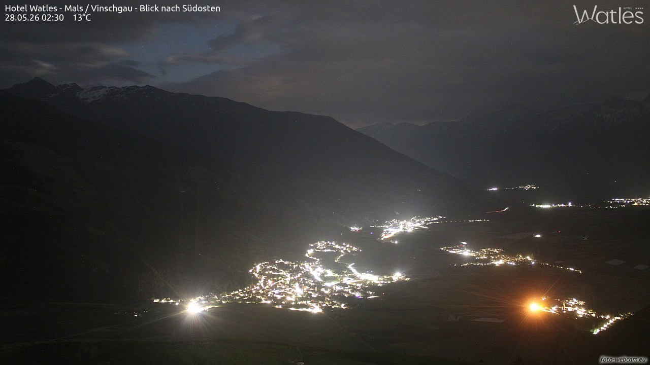Archiv Foto Webcam Panoramablick vom Hotel Watles