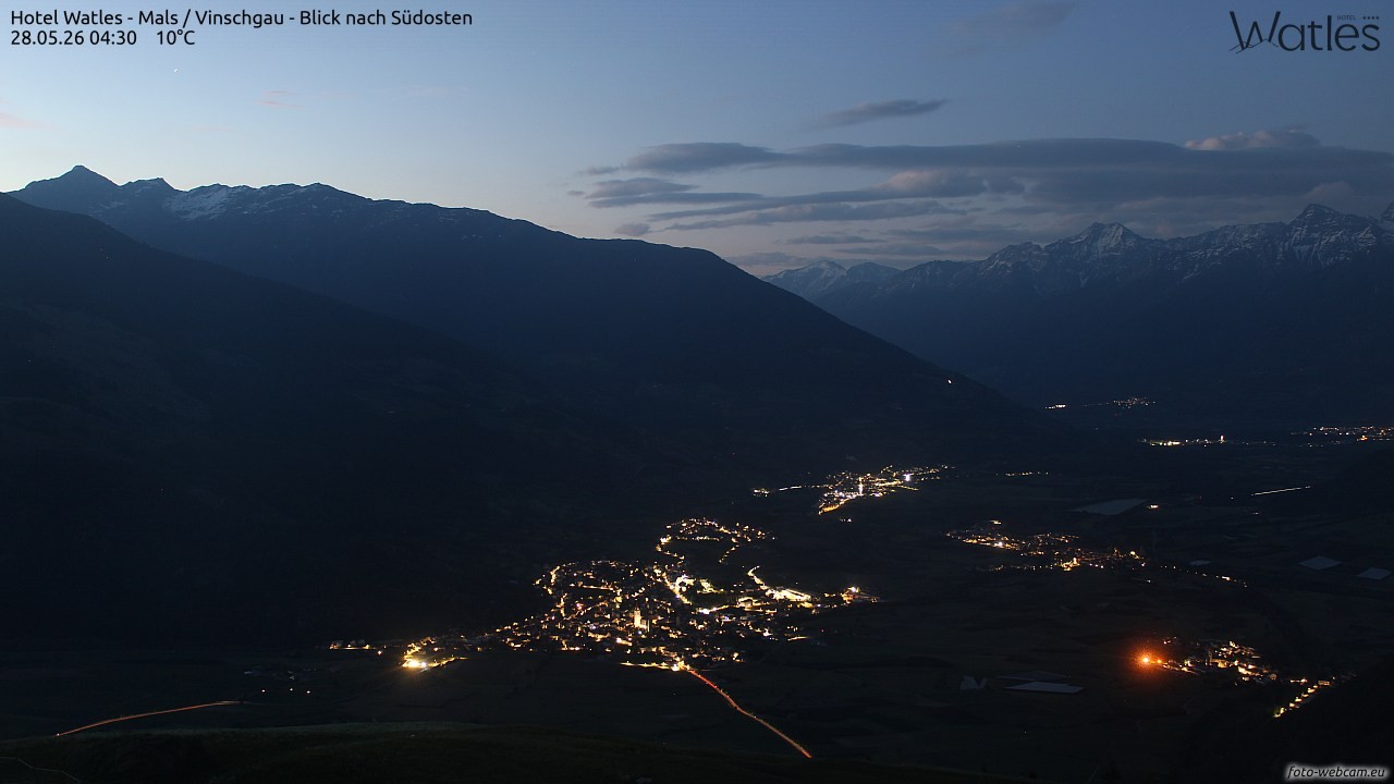 Archiv Foto Webcam Panoramablick vom Hotel Watles