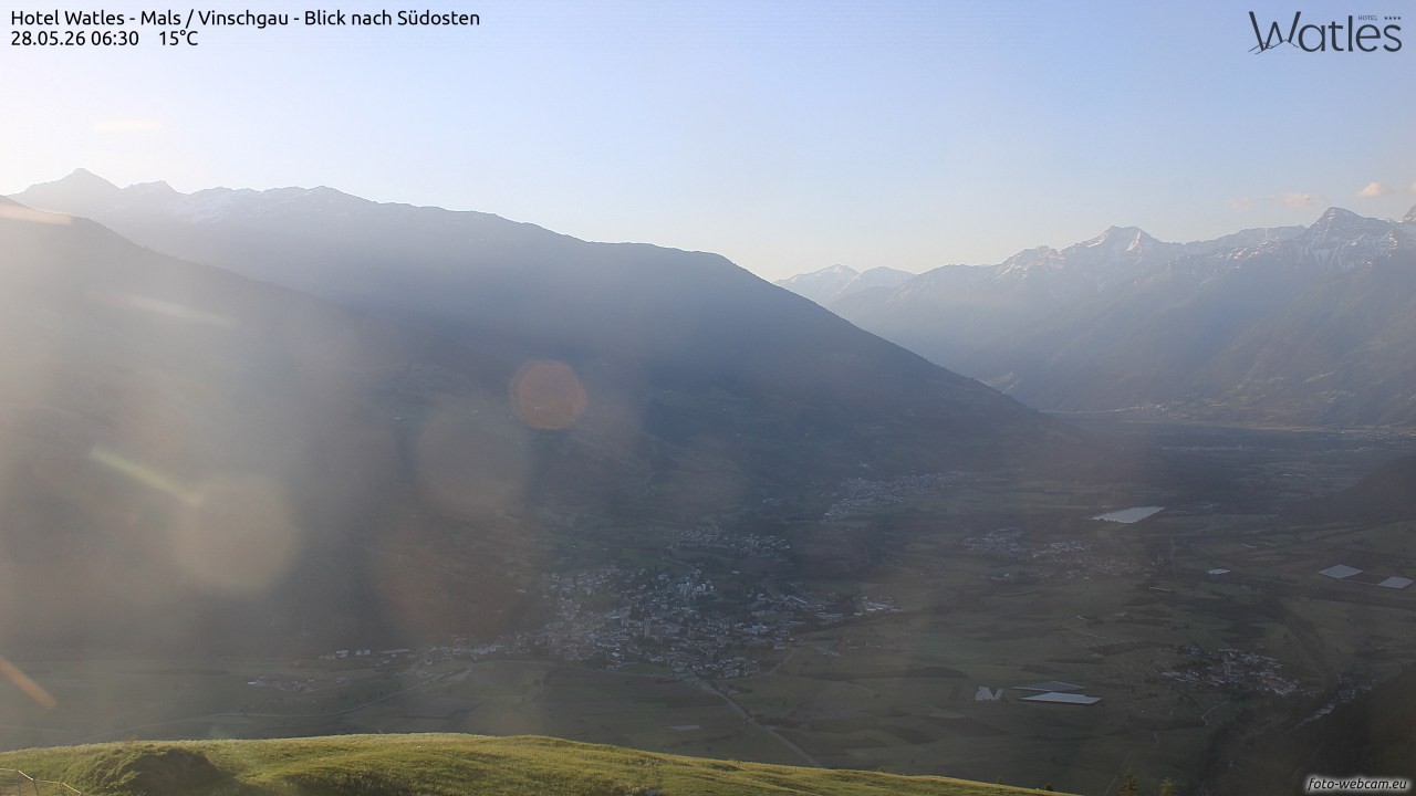 Archiv Foto Webcam Panoramablick vom Hotel Watles