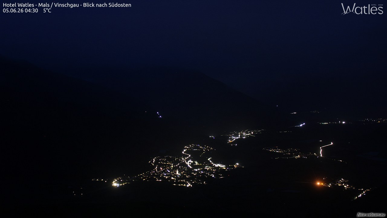 Archiv Foto Webcam Panoramablick vom Hotel Watles