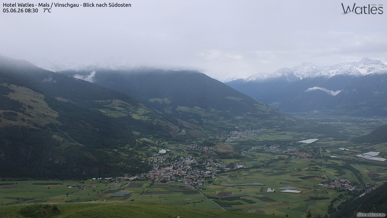 Archiv Foto Webcam Panoramablick vom Hotel Watles