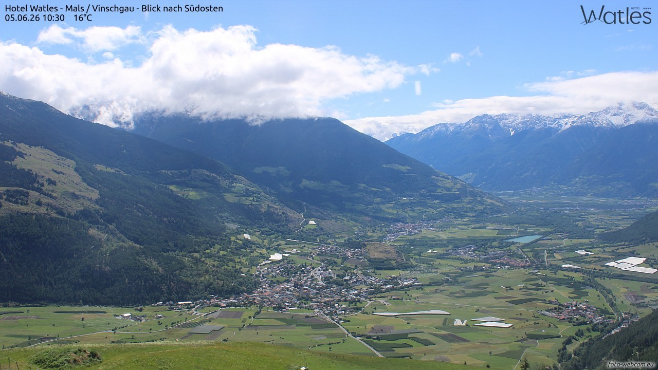 Archiv Foto Webcam Panoramablick vom Hotel Watles