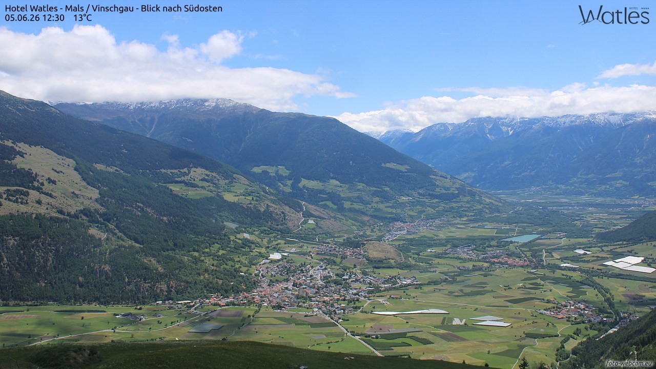 Archiv Foto Webcam Panoramablick vom Hotel Watles
