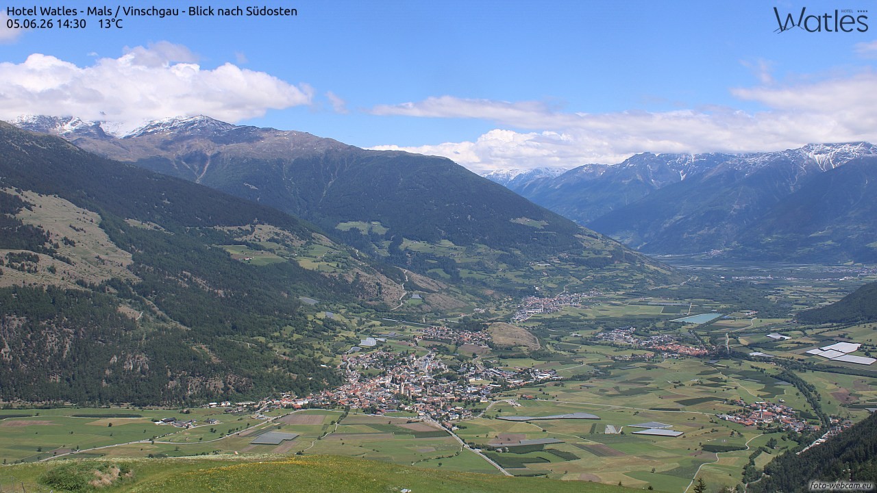 Archiv Foto Webcam Panoramablick vom Hotel Watles