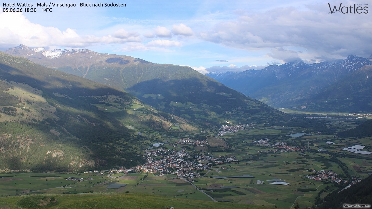 Archiv Foto Webcam Panoramablick vom Hotel Watles