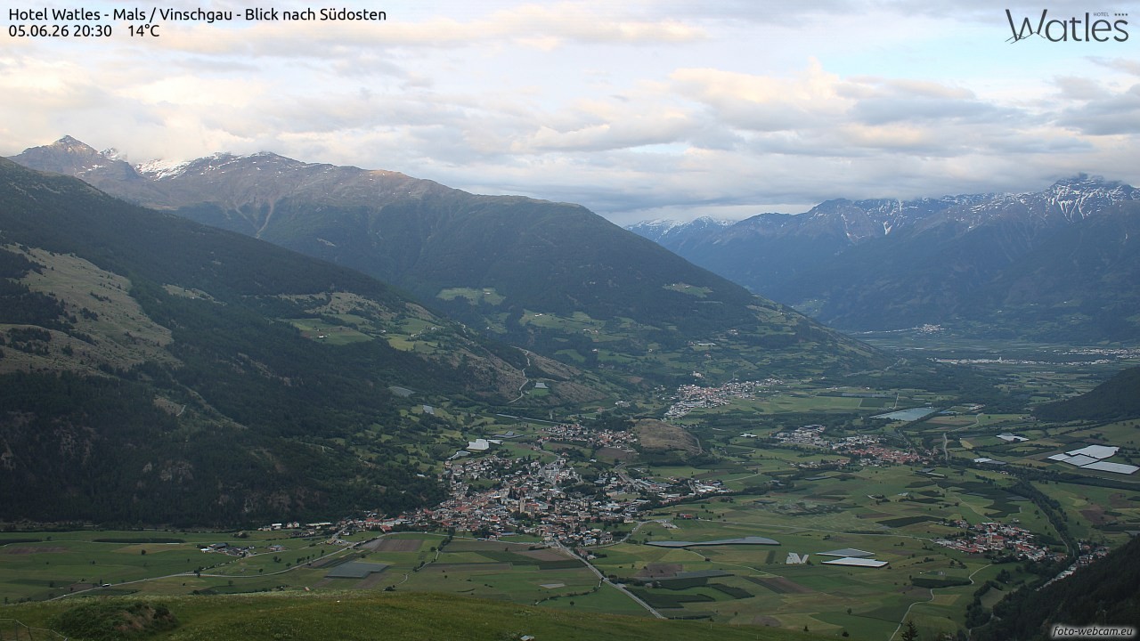 Archiv Foto Webcam Panoramablick vom Hotel Watles