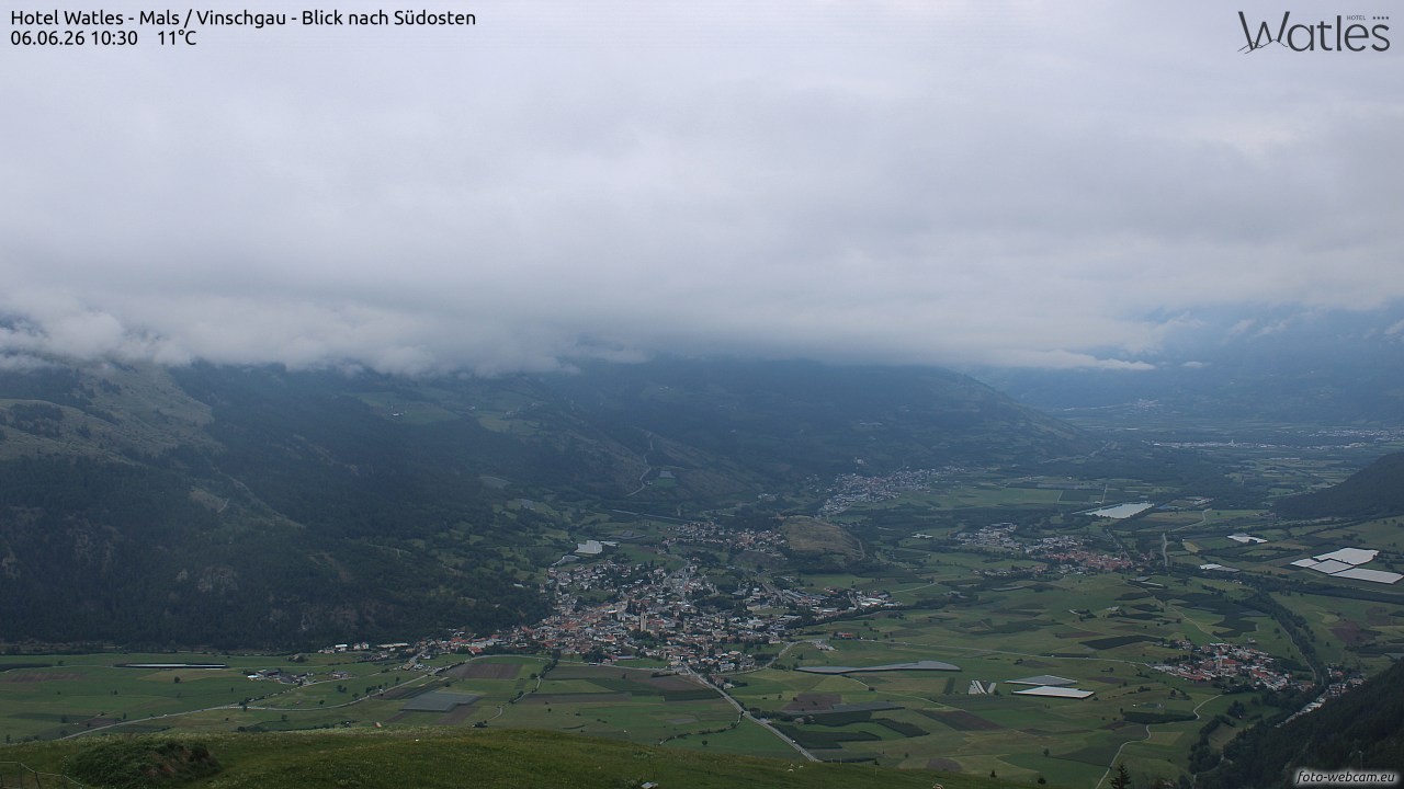 Archiv Foto Webcam Panoramablick vom Hotel Watles