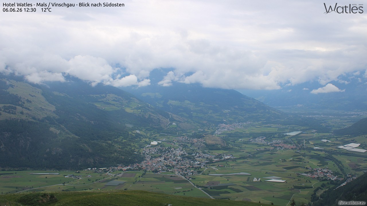 Archiv Foto Webcam Panoramablick vom Hotel Watles