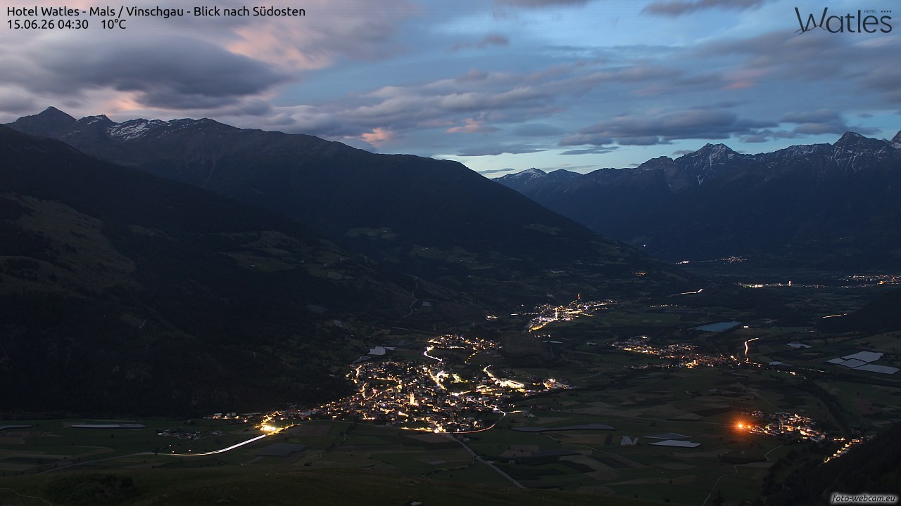 Archiv Foto Webcam Panoramablick vom Hotel Watles