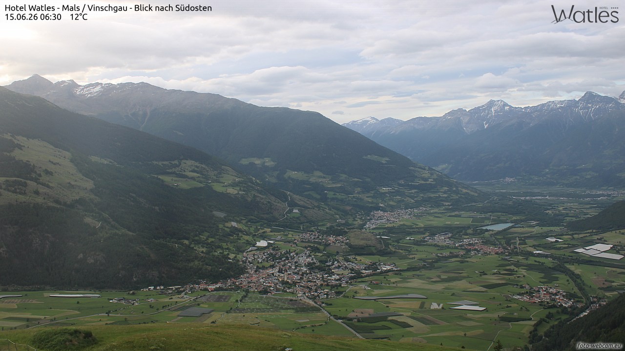 Archiv Foto Webcam Panoramablick vom Hotel Watles