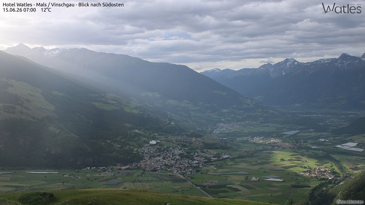 Archiv Foto Webcam Panoramablick vom Hotel Watles