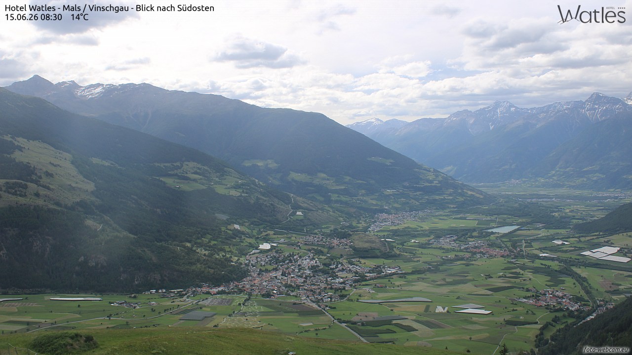 Archiv Foto Webcam Panoramablick vom Hotel Watles