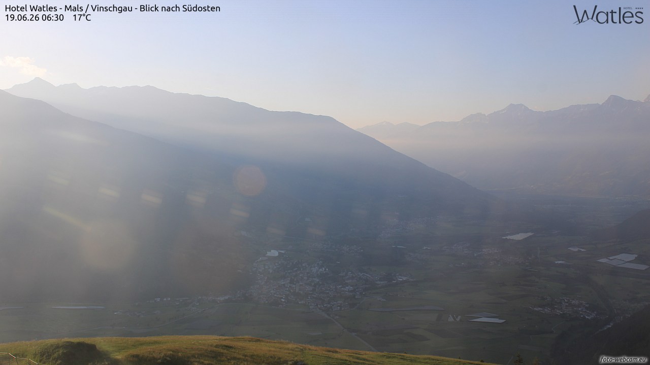 Archiv Foto Webcam Panoramablick vom Hotel Watles