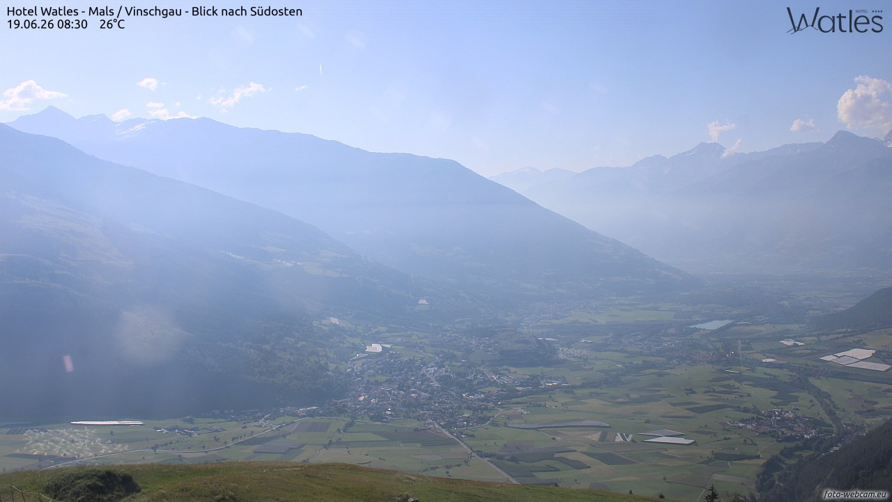 Archiv Foto Webcam Panoramablick vom Hotel Watles