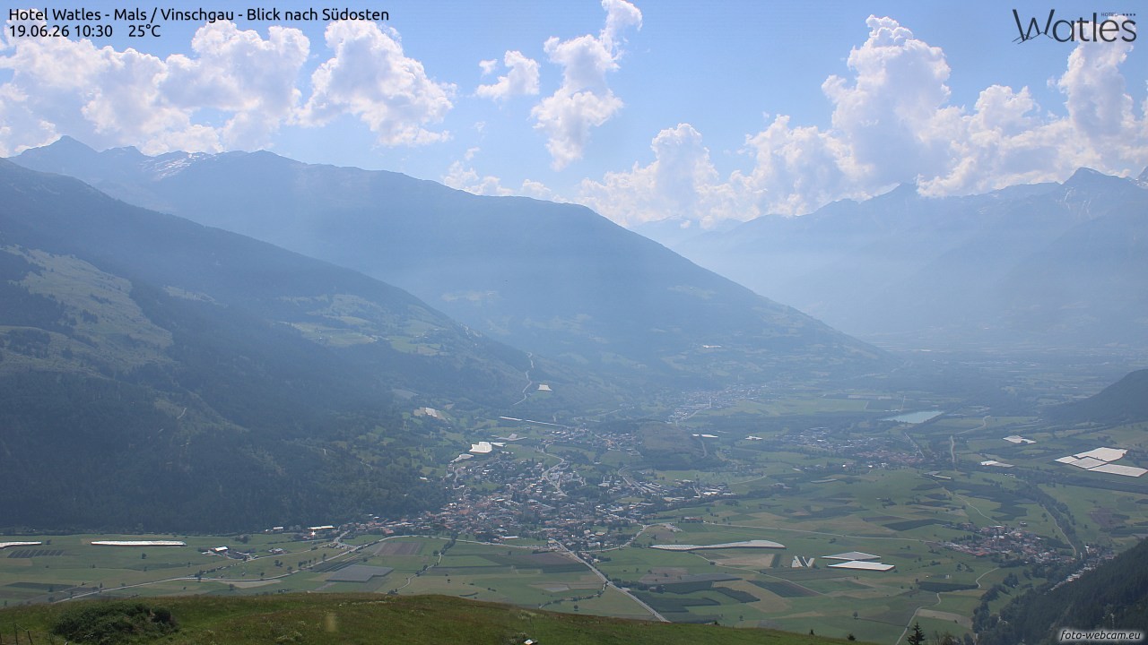 Archiv Foto Webcam Panoramablick vom Hotel Watles