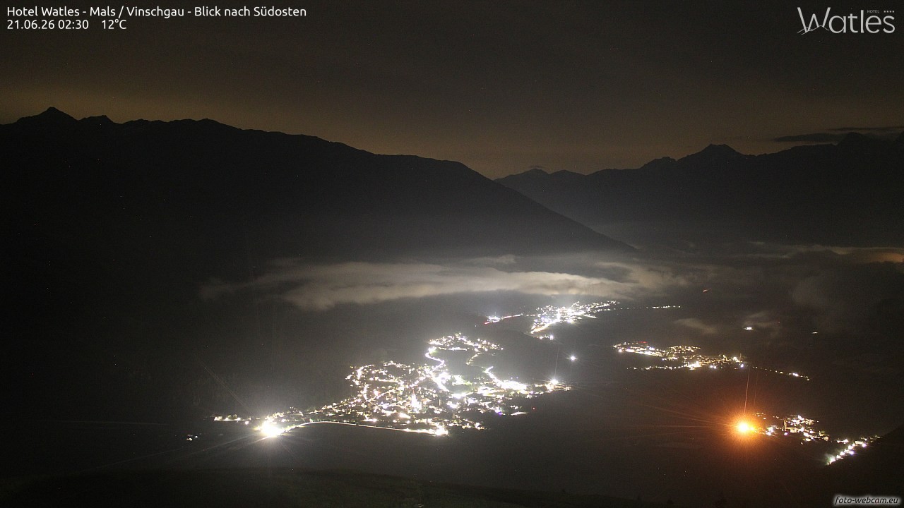 Archiv Foto Webcam Panoramablick vom Hotel Watles