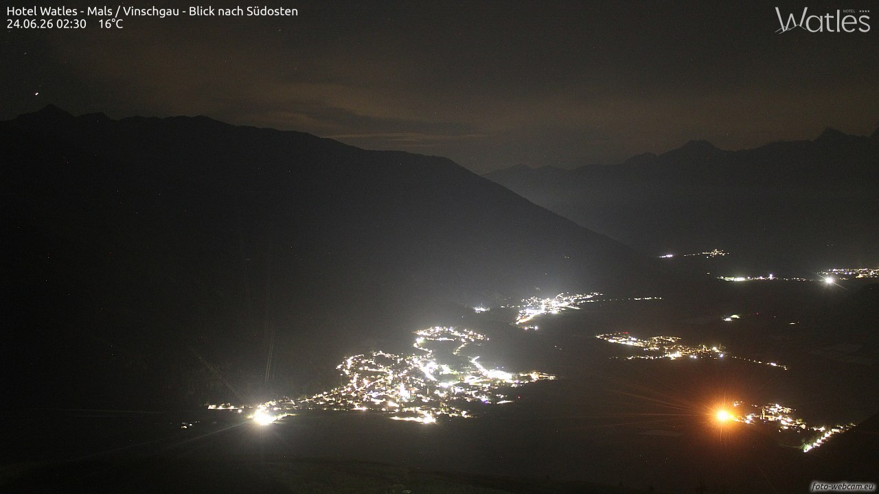 Archiv Foto Webcam Panoramablick vom Hotel Watles