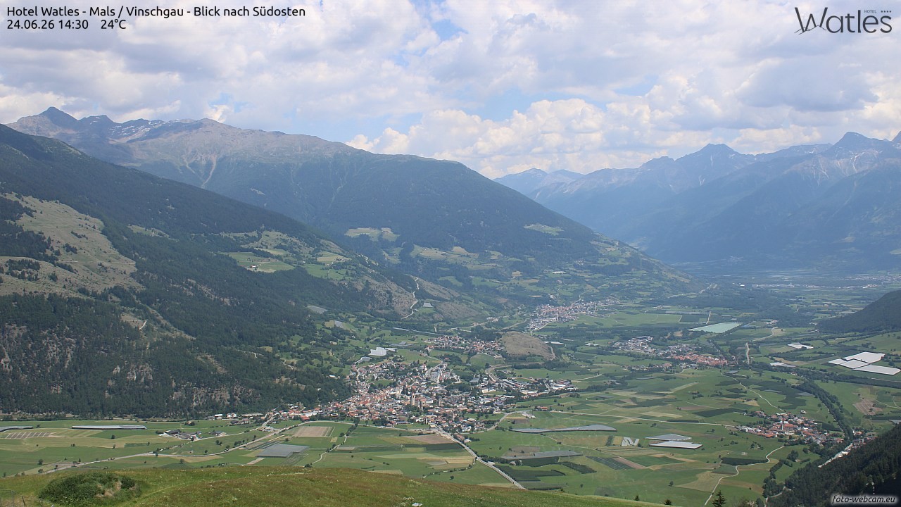 Archiv Foto Webcam Panoramablick vom Hotel Watles