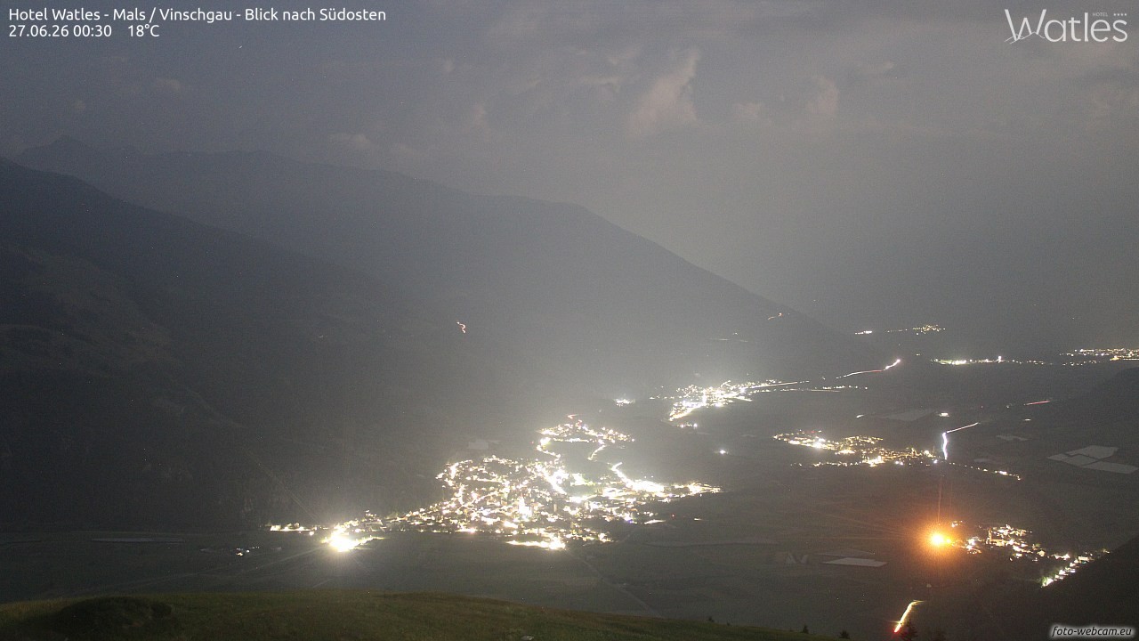 Archiv Foto Webcam Panoramablick vom Hotel Watles