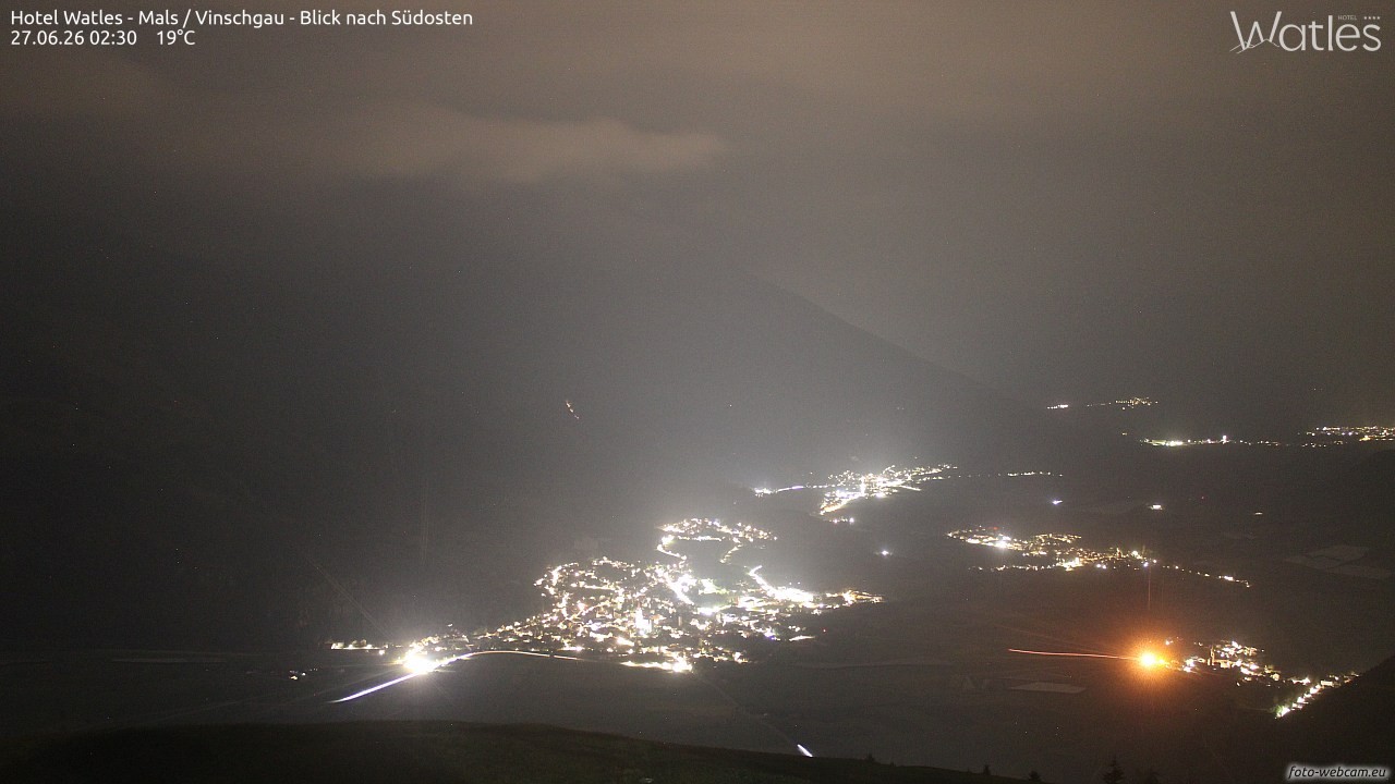 Archiv Foto Webcam Panoramablick vom Hotel Watles