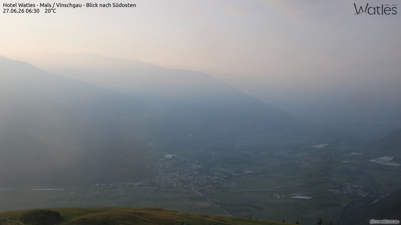 Archiv Foto Webcam Panoramablick vom Hotel Watles