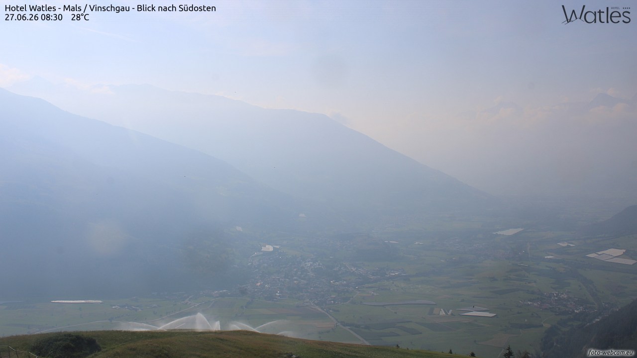Archiv Foto Webcam Panoramablick vom Hotel Watles