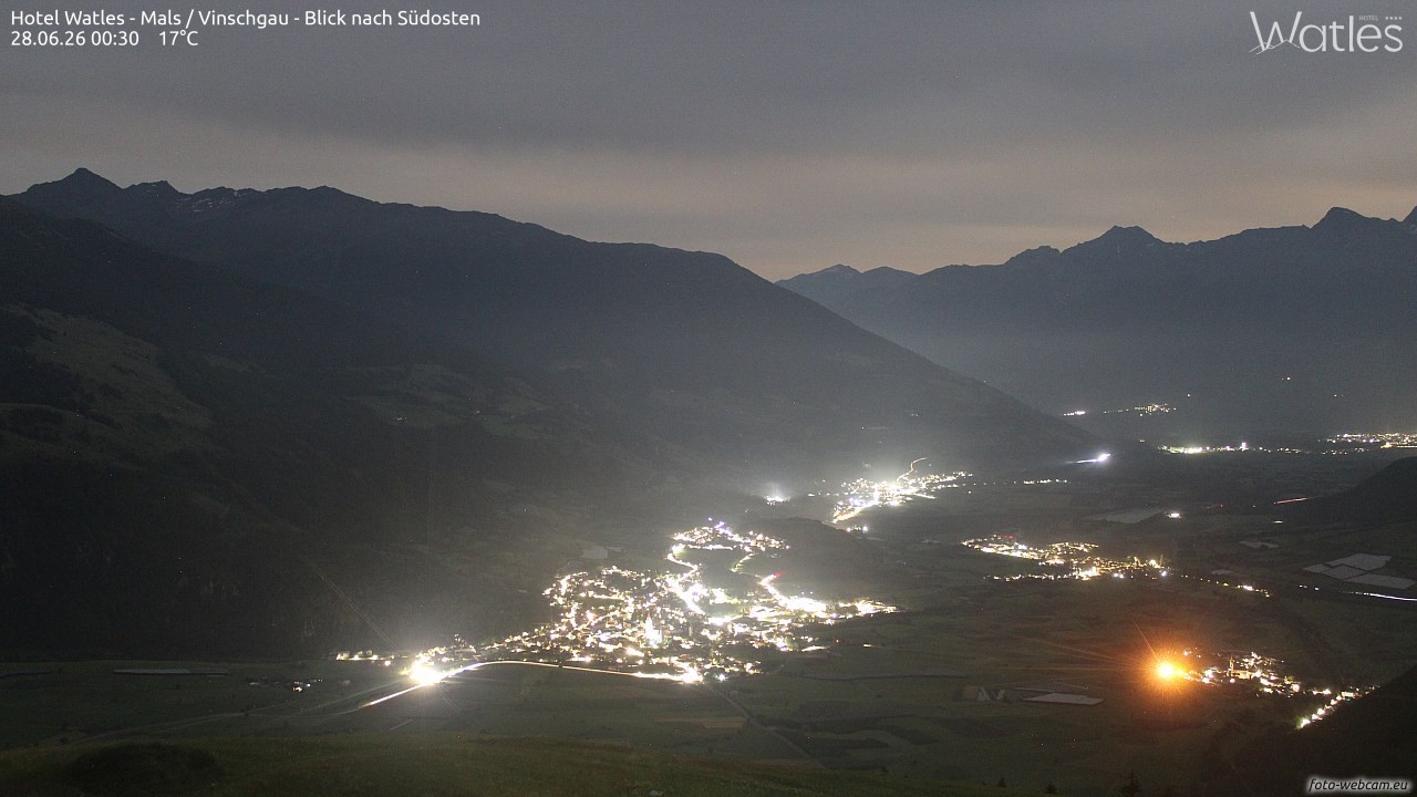 Archiv Foto Webcam Panoramablick vom Hotel Watles