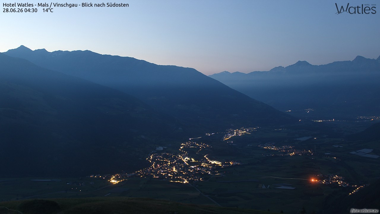Archiv Foto Webcam Panoramablick vom Hotel Watles