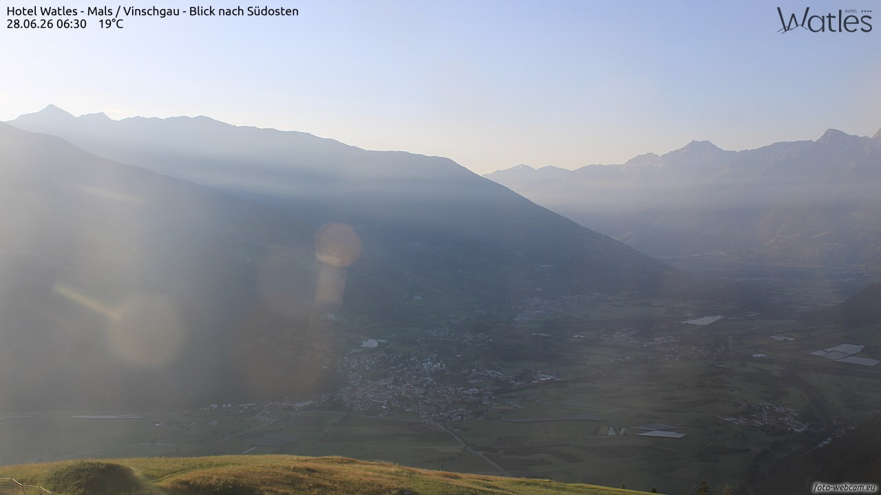 Archiv Foto Webcam Panoramablick vom Hotel Watles
