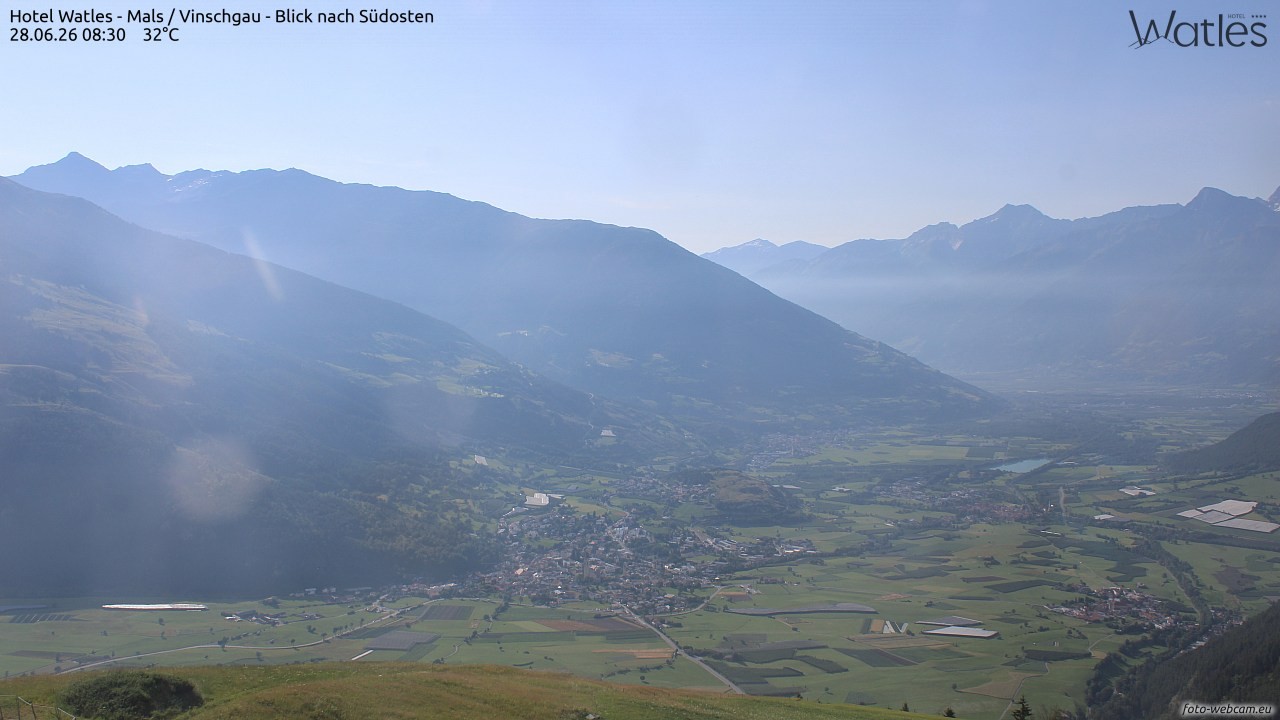 Archiv Foto Webcam Panoramablick vom Hotel Watles