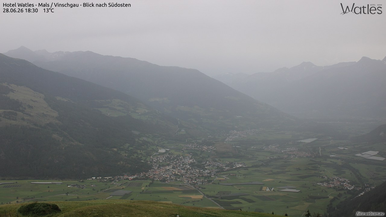 Archiv Foto Webcam Panoramablick vom Hotel Watles