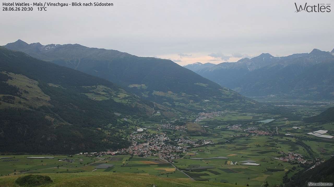 Archiv Foto Webcam Panoramablick vom Hotel Watles