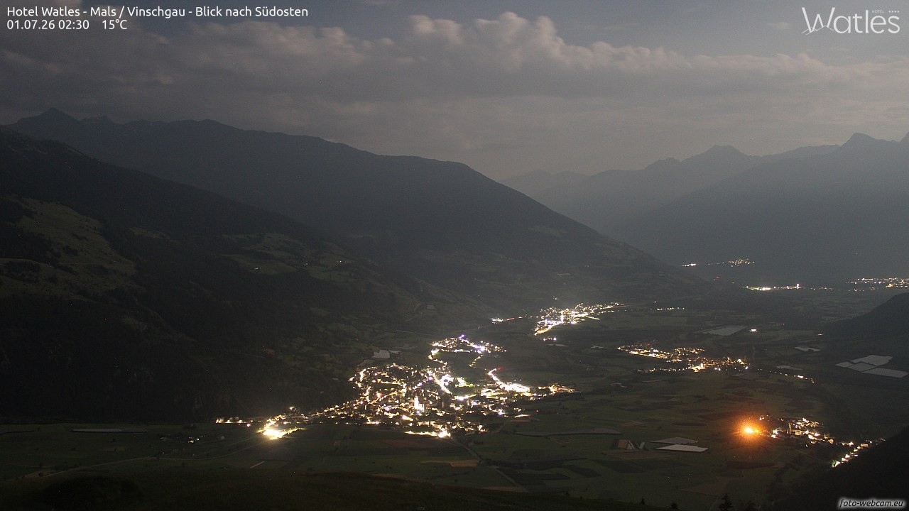 Archiv Foto Webcam Panoramablick vom Hotel Watles