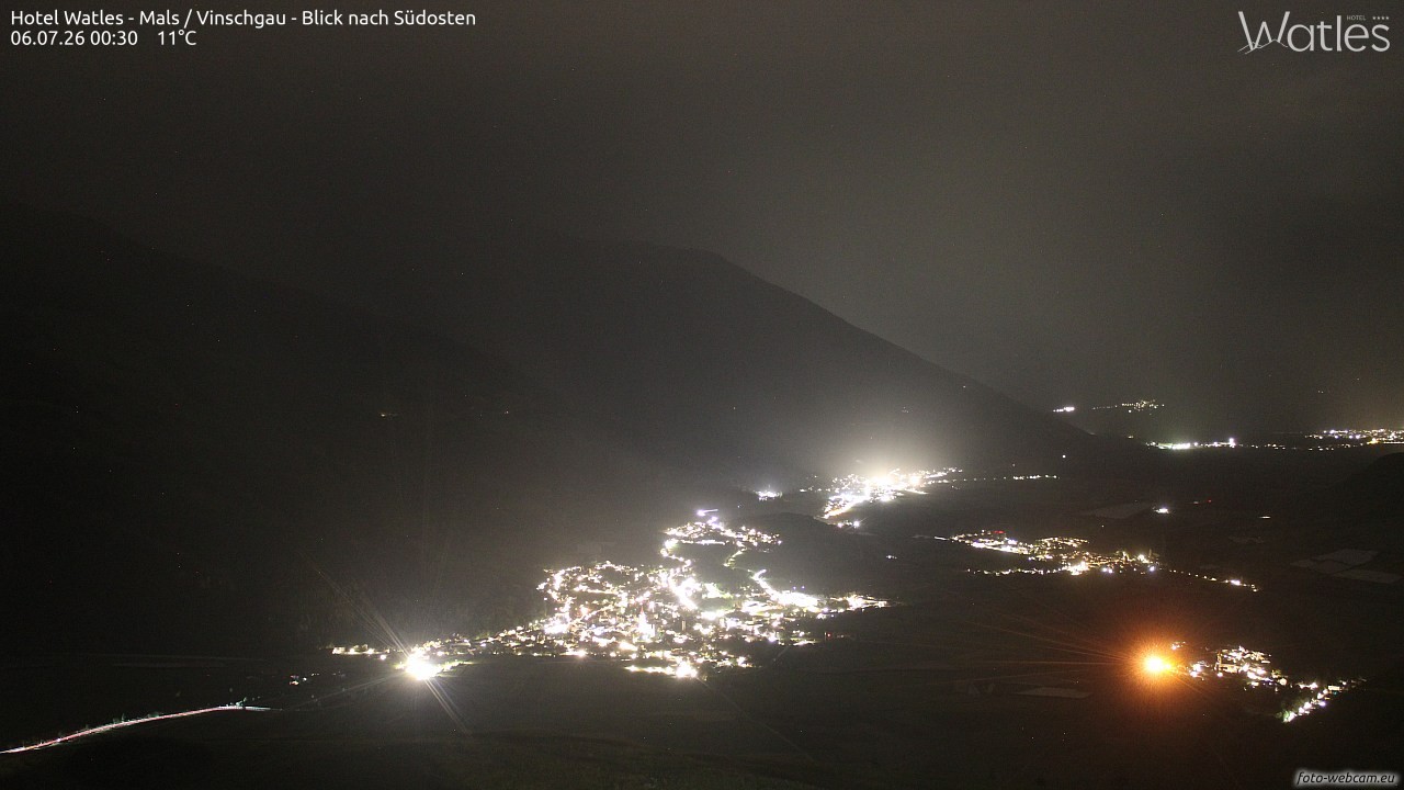 Archiv Foto Webcam Panoramablick vom Hotel Watles