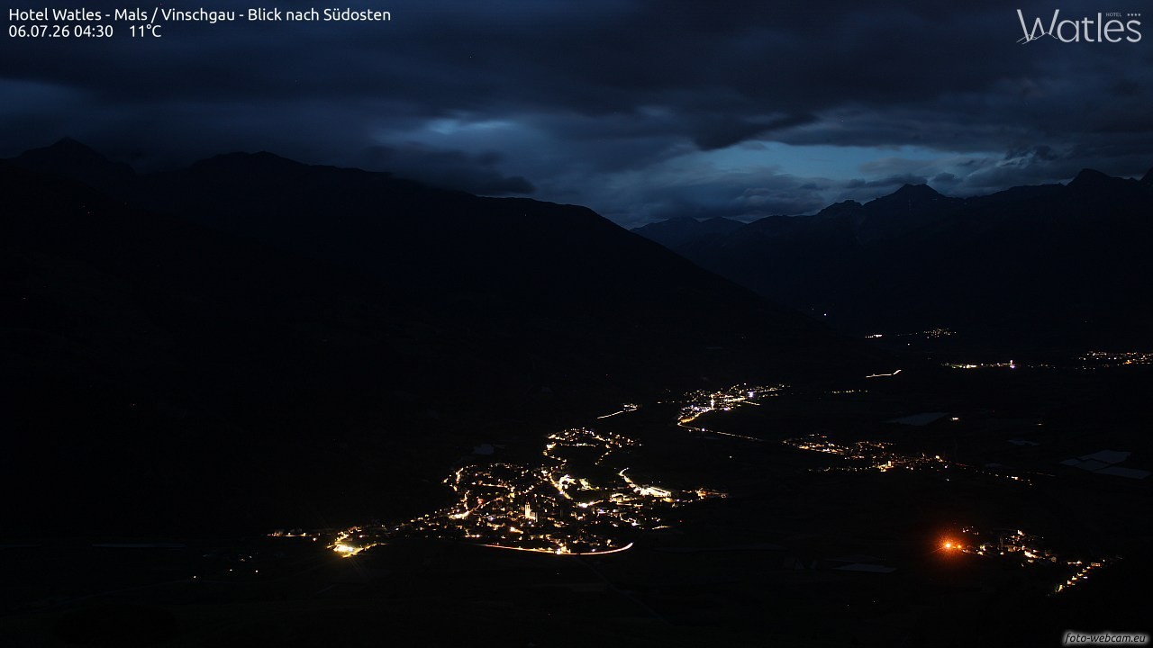 Archiv Foto Webcam Panoramablick vom Hotel Watles