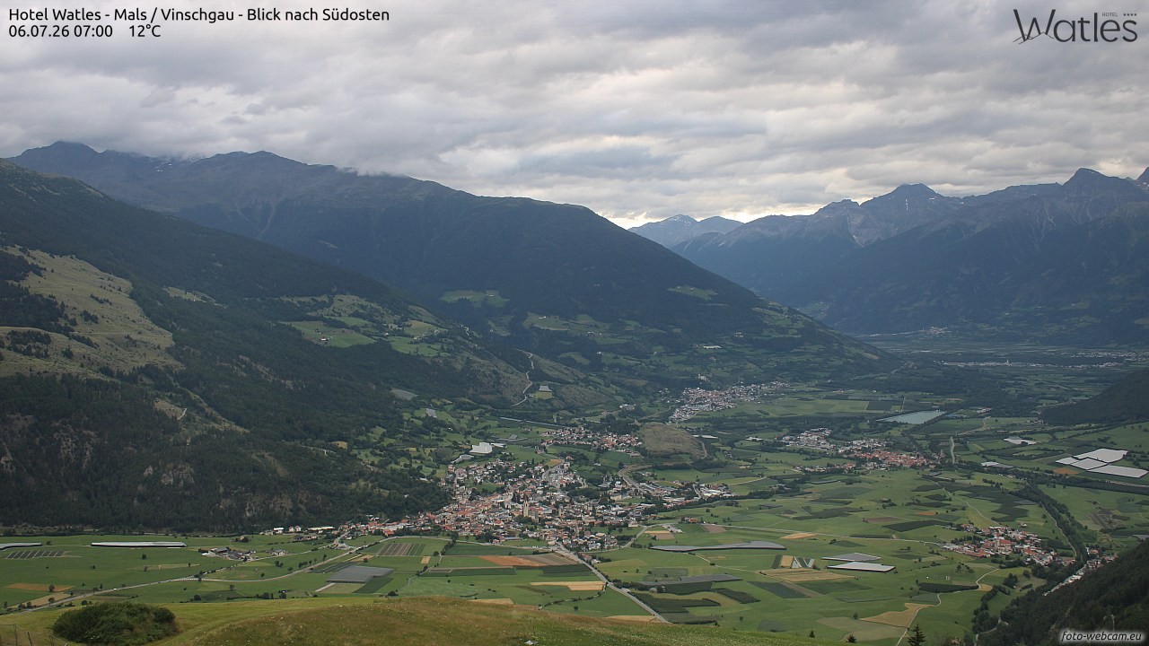 Archiv Foto Webcam Panoramablick vom Hotel Watles