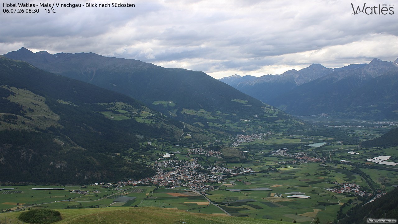 Archiv Foto Webcam Panoramablick vom Hotel Watles