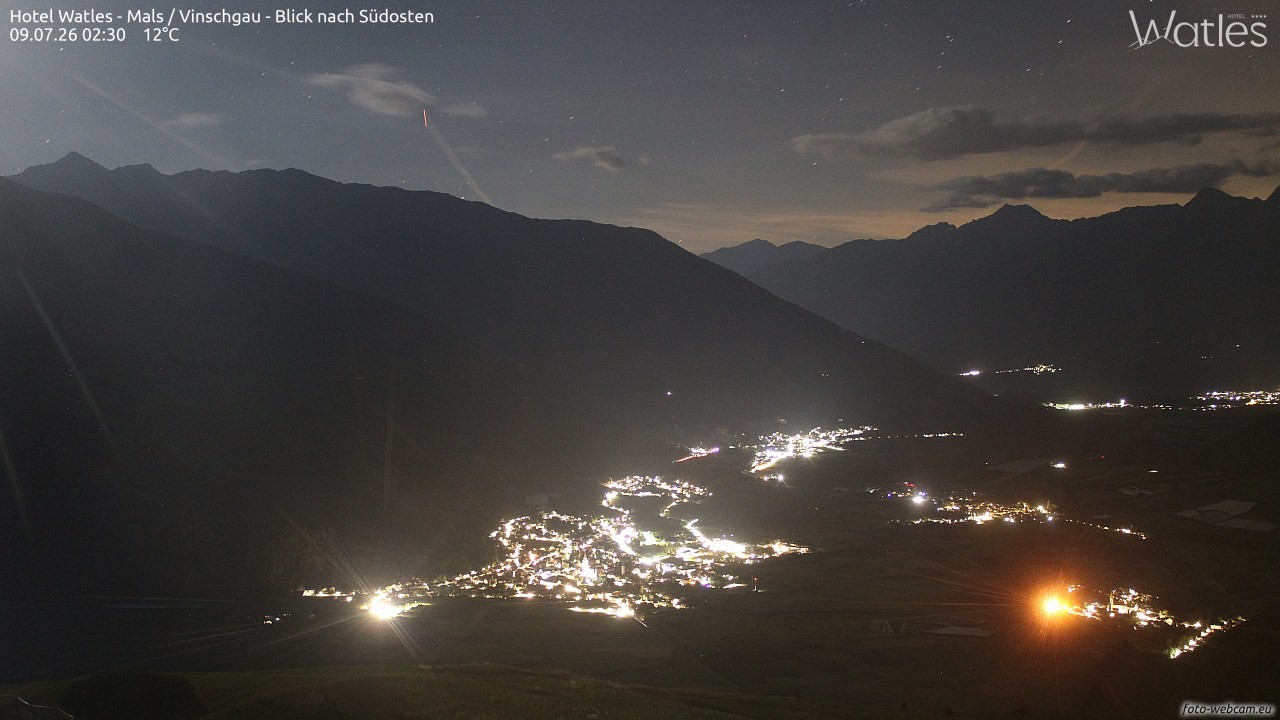 Archiv Foto Webcam Panoramablick vom Hotel Watles