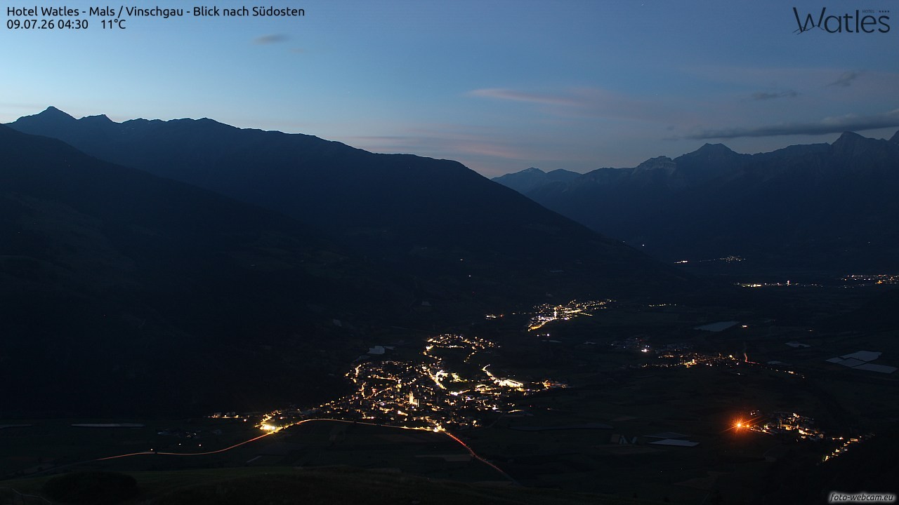 Archiv Foto Webcam Panoramablick vom Hotel Watles