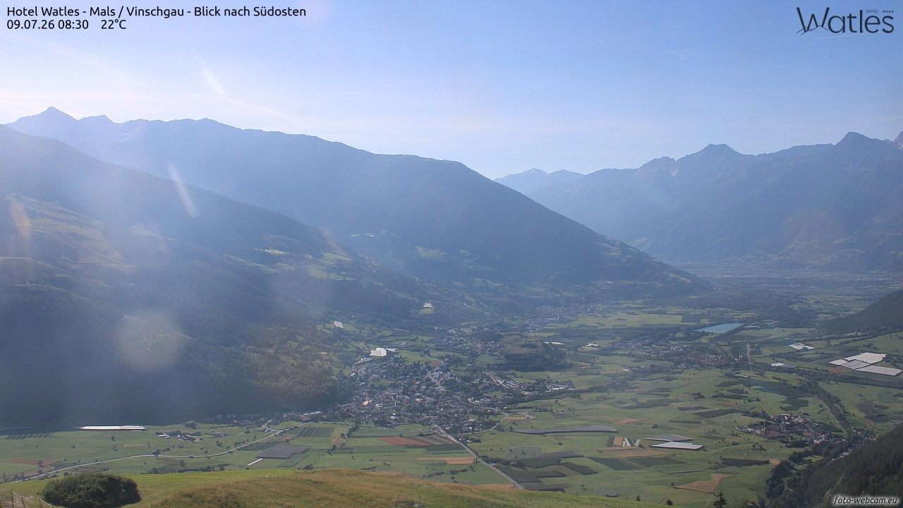 Archiv Foto Webcam Panoramablick vom Hotel Watles
