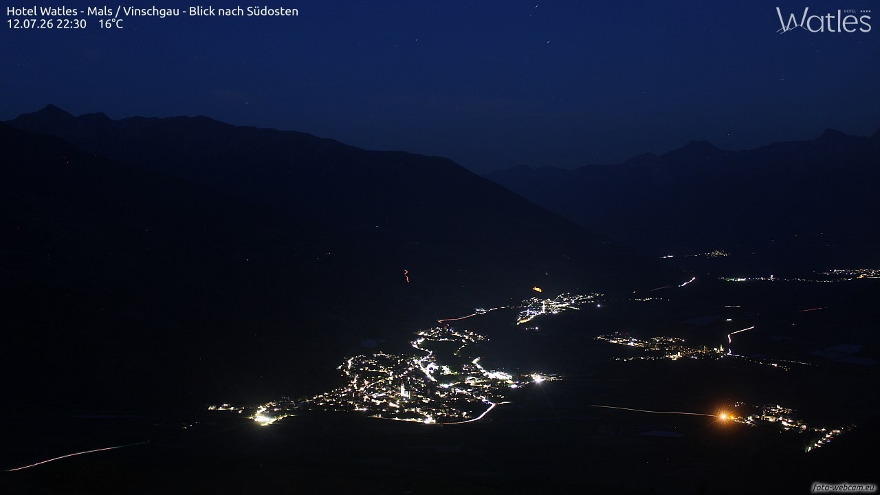 Archiv Foto Webcam Panoramablick vom Hotel Watles