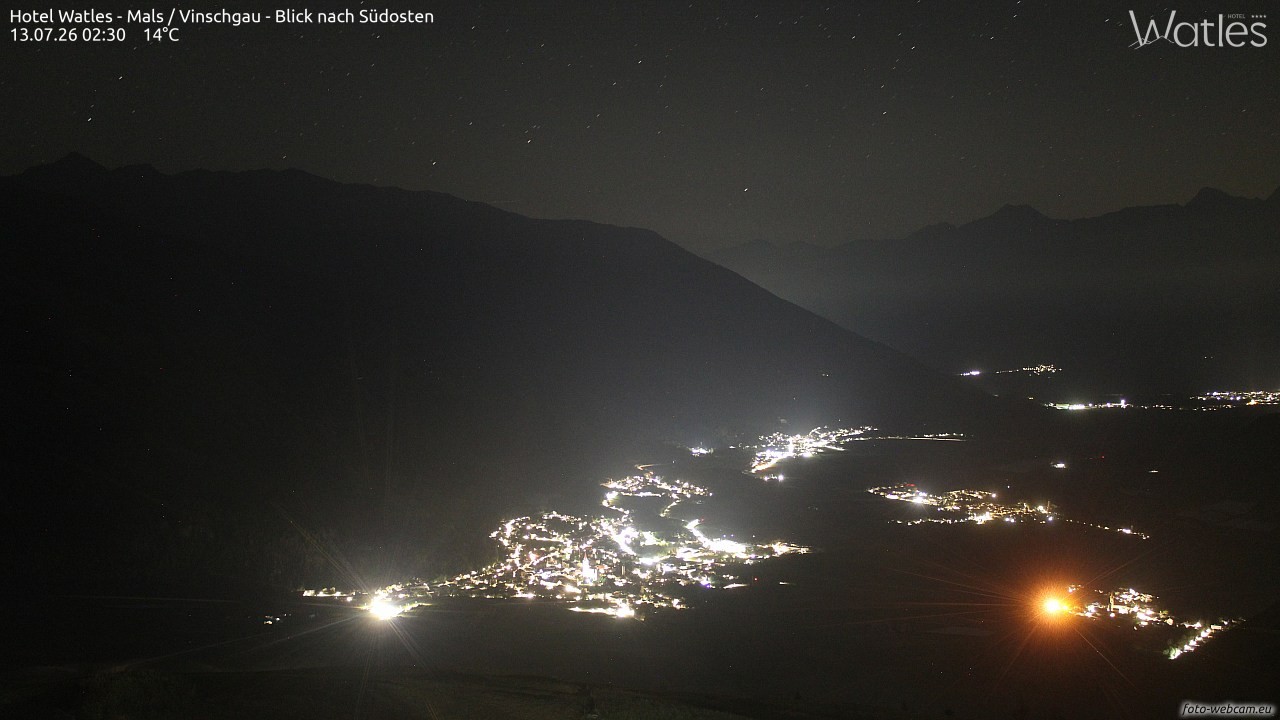 Archiv Foto Webcam Panoramablick vom Hotel Watles