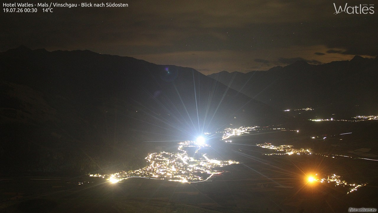 Archiv Foto Webcam Panoramablick vom Hotel Watles