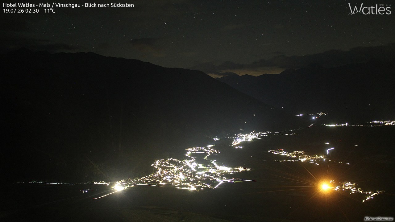 Archiv Foto Webcam Panoramablick vom Hotel Watles