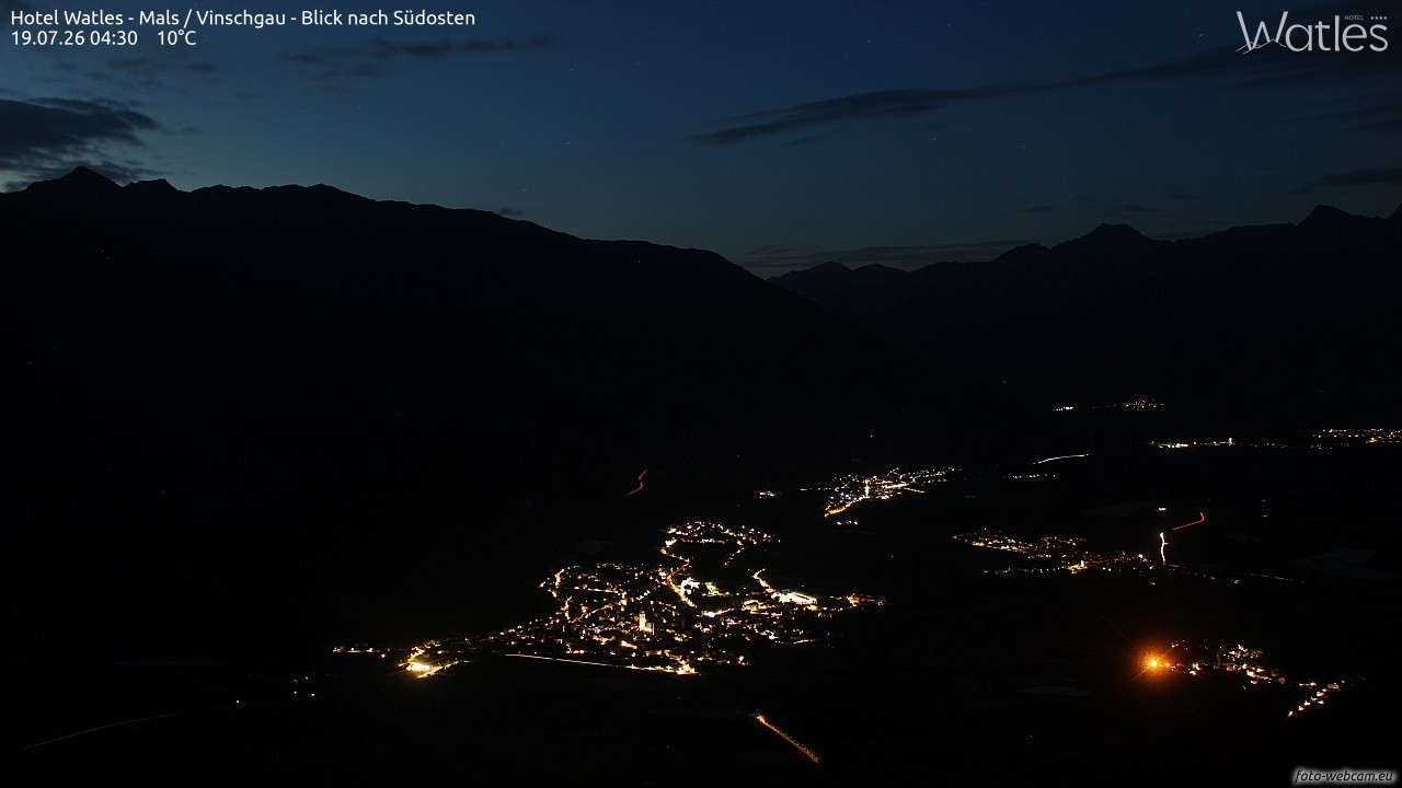 Archiv Foto Webcam Panoramablick vom Hotel Watles