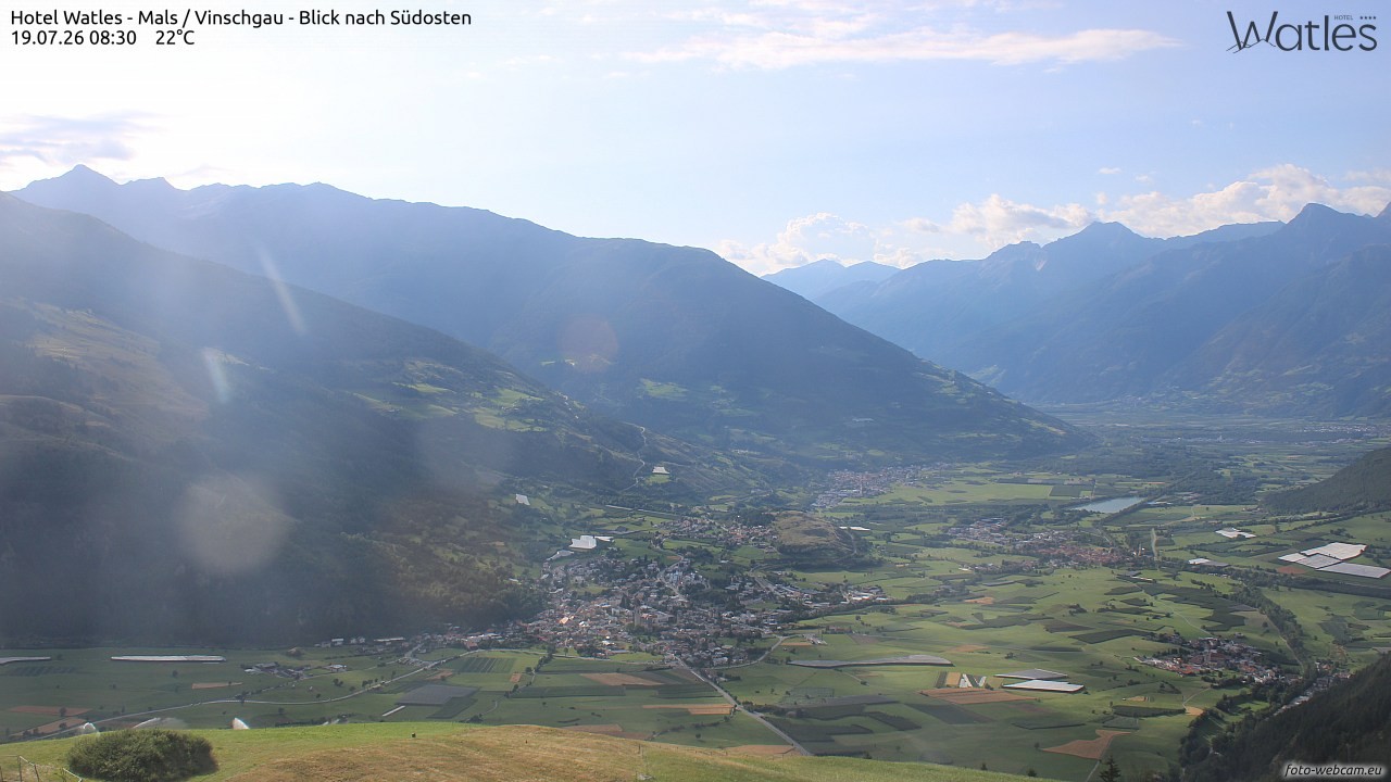 Archiv Foto Webcam Panoramablick vom Hotel Watles